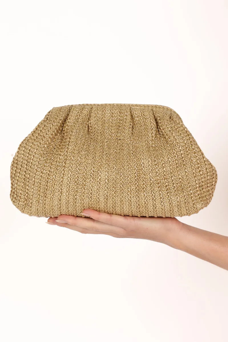 Stella Straw Clutch